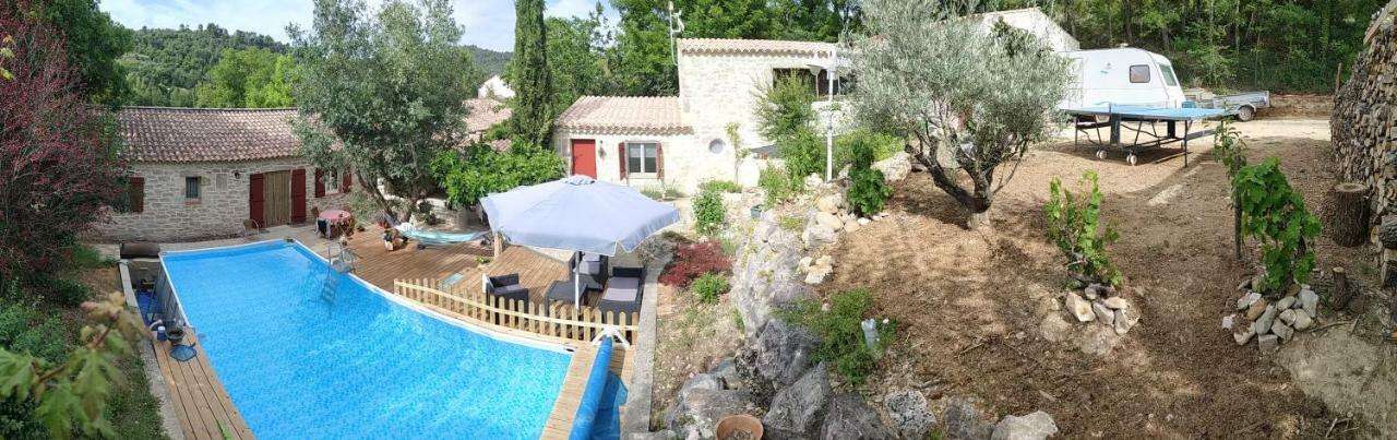 Appartement L'Establoun à Saint-Martin-de-Brômes Extérieur photo